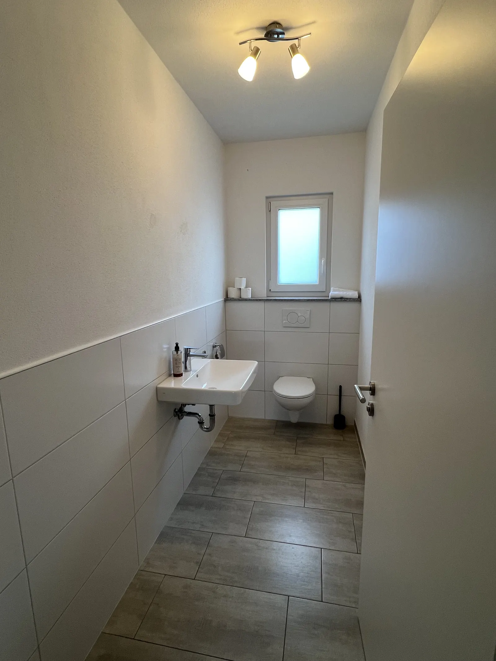 Mountain Apartments Leutkirch – separates WC Obergeschoss