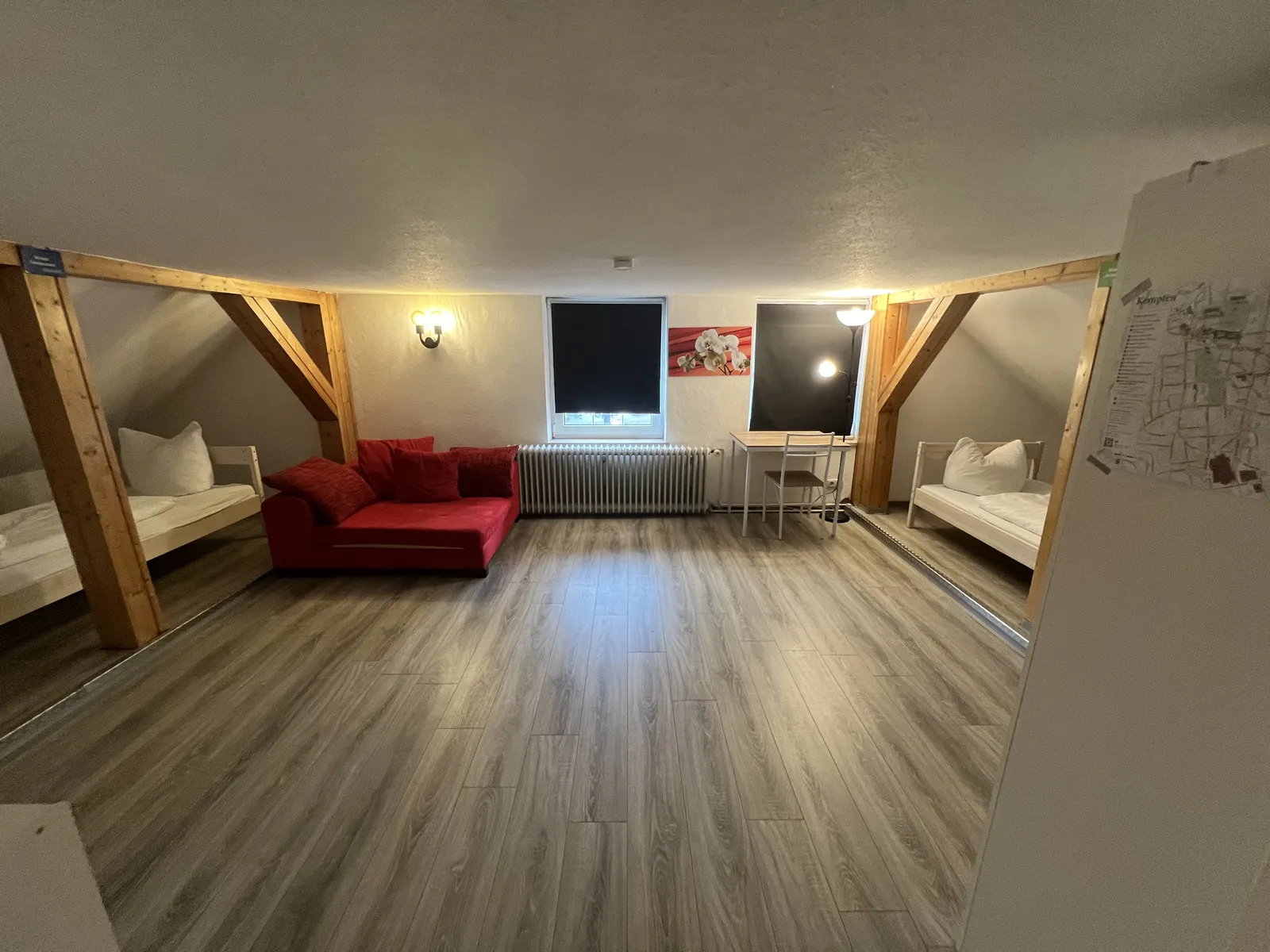 Basic Monteurzimmer – Dreibettzimmer Übersicht